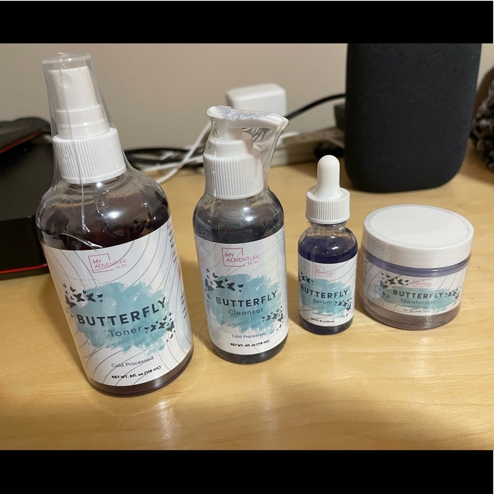 MyAdventureToFit Butterfly Skin Skincare Full Set Unopened